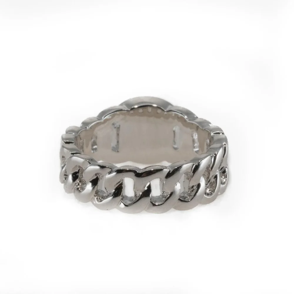 NEW Marc by Marc Jacobs Argento Silvertone Katie Turnlock Ring S/M - Picture 3 of 10